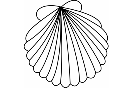 Printable coloring pages: Shell 02 – 10doigts