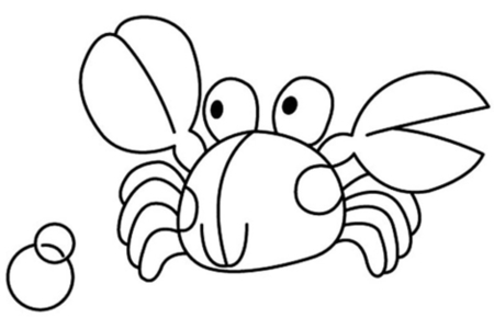 Dibujos para imprimir : Cangrejo 02 – 10doigts