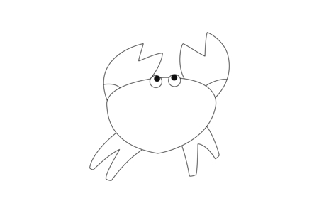 Dibujos para imprimir : Cangrejo 06 – 10doigts