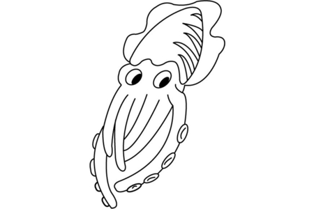 Dibujos para imprimir : Pulpo 03 – 10doigts