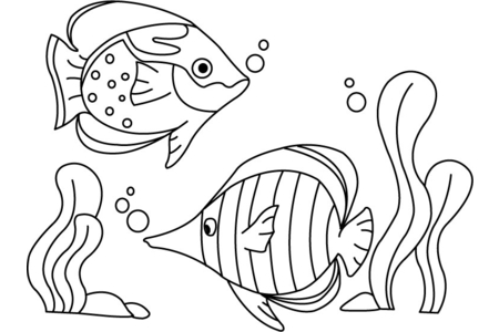 Dibujos para imprimir : Pez 03 – 10doigts