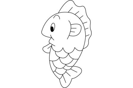 Printable coloring pages: Fish 05 – 10doigts