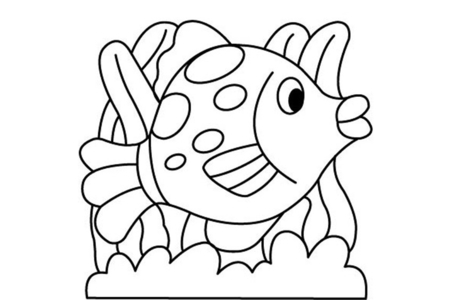 Printable coloring pages: Fish 13 – 10doigts