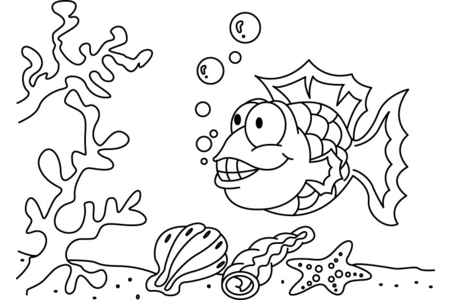 Dibujos para imprimir : Pez 14 – 10doigts