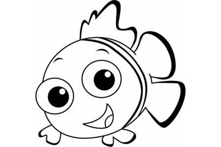 Printable coloring pages: Fish 15 – 10doigts