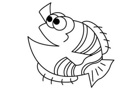 Printable coloring pages: Fish 16 – 10doigts