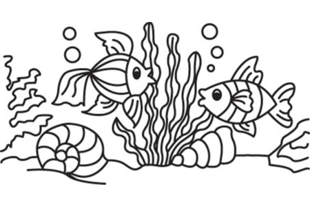 Dibujos para imprimir : Pez 17 – 10doigts