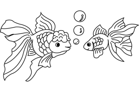 Printable coloring pages: Fish 24 – 10doigts