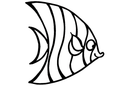 Printable coloring pages: Fish 28 – 10doigts