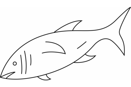Printable coloring pages: Fish 32 – 10doigts