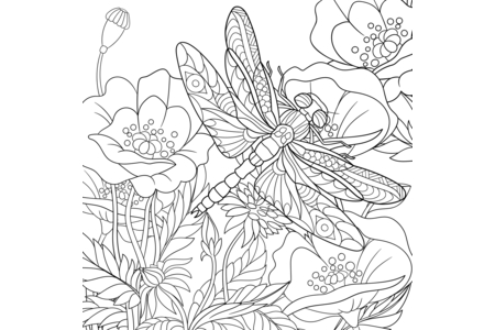 Printable coloring pages: Flying animals 2 – 10 Doigts
