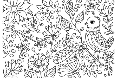 Printable coloring pages: Flying animals23 – 10 Doigts