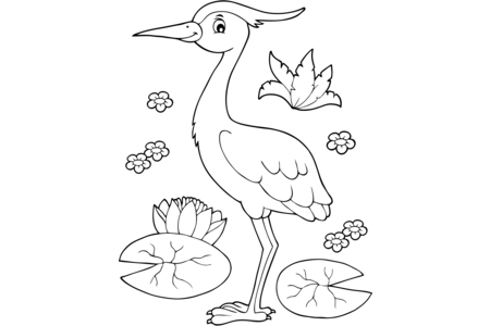 Printable coloring pages: Flying animals 8 – 10 Doigts