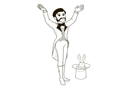 Dibujos para imprimir : Circo mago – 10 Doigts