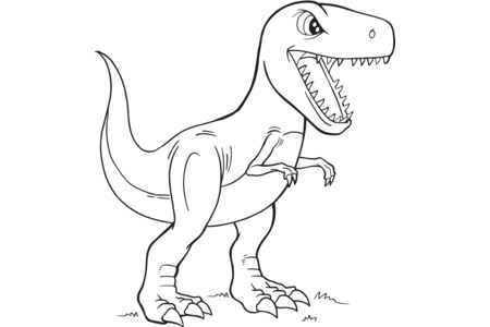 Dibujos para imprimir : Dinosaurios7 – 10 Doigts