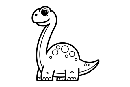 Dibujos para imprimir : Dinosaurio 21 – 10 Doigts