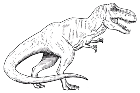 Dibujos para imprimir : Dinosaurio 41 – 10 Doigts