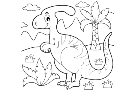 Dibujos para imprimir : Dinosaurio 59 – 10 Doigts