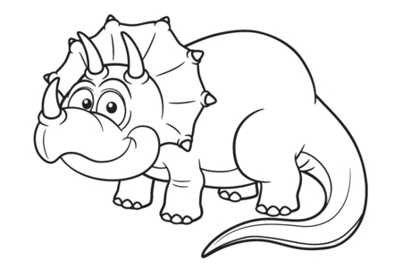 Dibujos para imprimir : Dinosaurio 62 – 10 Doigts