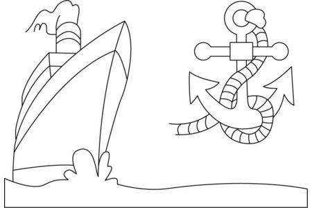 Dibujos para imprimir : Barco 04 – 10 Doigts