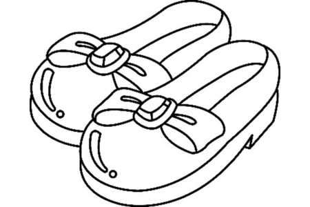 Dibujos para imprimir : Zapatos 02 – 10 Doigts