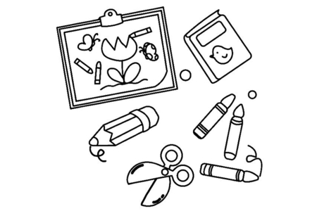 Printable coloring pages: Pencils 01 – 10 Doigts