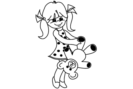 Printable coloring pages: Children 03 – 10 Doigts