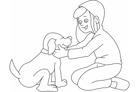 Printable coloring pages: Children 06 – 10 Doigts