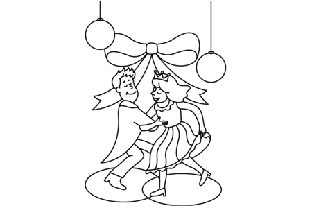 Dibujos para imprimir : Boda 01 – 10 Doigts