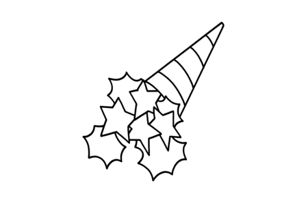 Printable coloring pages: Firecracker 02 – 10 Doigts