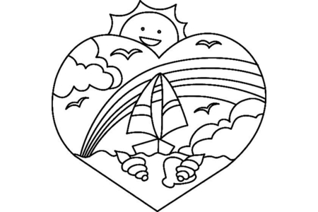 Dibujos para imprimir : Paisaje 01 – 10 Doigts