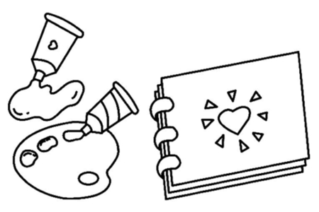 Printable coloring pages: Paint 01 – 10 Doigts