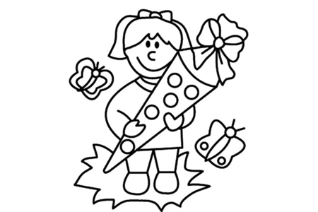 Dibujos para imprimir : Muñeca 14 – 10 Doigts