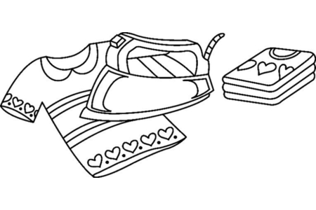 Dibujos para imprimir : Planchado 01 – 10 Doigts