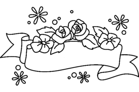Printable coloring pages: Banner 01 – 10 Doigts