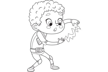Printable coloring pages: Carnival12 – 10 Doigts