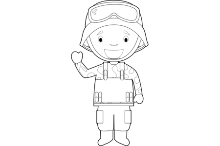 Printable coloring pages: Carnival8 – 10 Doigts