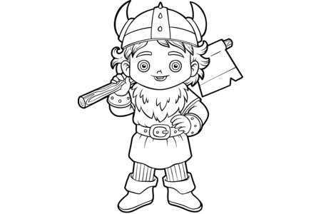 Printable coloring pages: Carnival9 – 10 Doigts