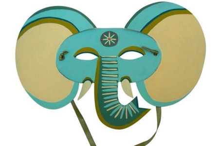 Printable coloring pages: Elephant mask – 10 Doigts