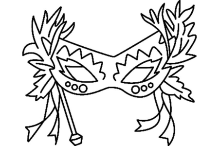 Printable coloring pages: Mask 01 – 10 Doigts