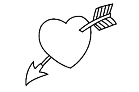 Printable coloring pages: Mother's Day Heart 04 – 10 Doigts