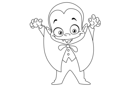 Dibujos para imprimir : Halloween 61 – 10 Doigts