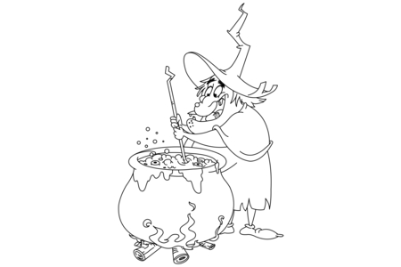 Dibujos para imprimir : Halloween 63 – 10 Doigts