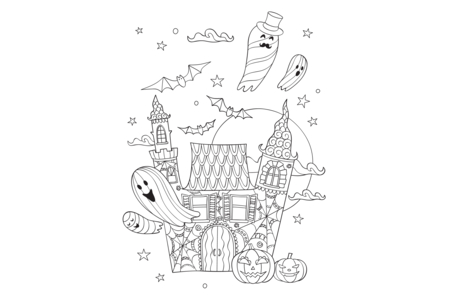 Dibujos para imprimir : Halloween 72 – 10 Doigts