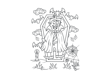 Dibujos para imprimir : Halloween 77 – 10 Doigts