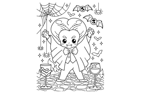 Dibujos para imprimir : Halloween 81 – 10 Doigts