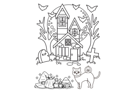 Dibujos para imprimir : Halloween 83 – 10 Doigts
