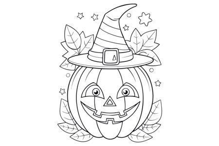 Dibujos para imprimir : Halloween 88 – 10 Doigts