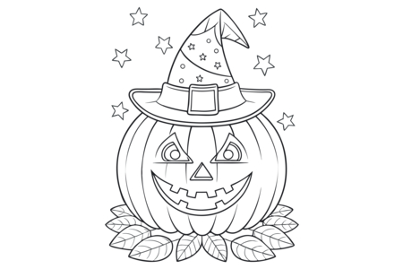 Dibujos para imprimir : Halloween 89 – 10 Doigts