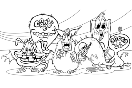 Dibujos para imprimir : Halloween23 – 10 Doigts